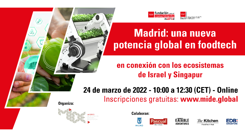 Sesión ONLINE | Madrid: una nueva potencia global en foodtech